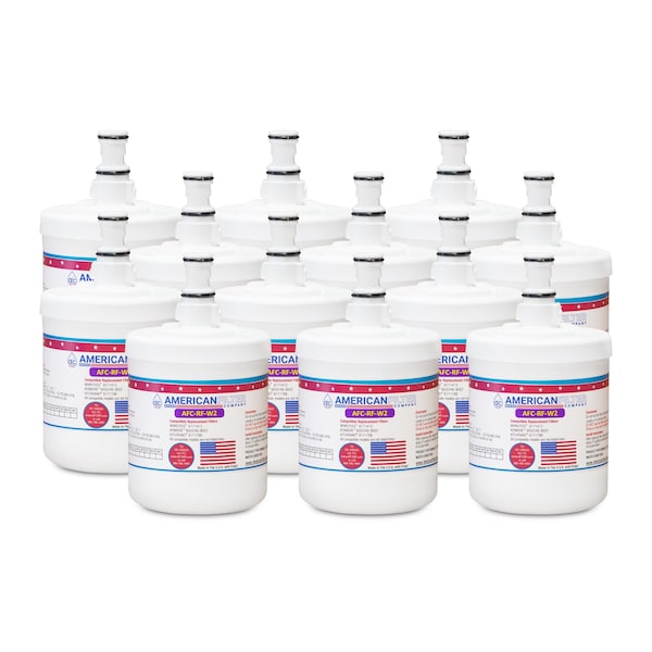 American Filter Co Whirlpool 9002 Comparable Refrigerator Water Filters (made by Model number AFC-RF-W2), 12PK 09002-AFC-RF-W2-12-69105 - main